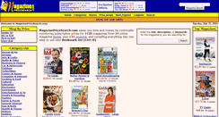 Desktop Screenshot of magazinepricesearch.com