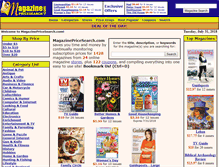 Tablet Screenshot of magazinepricesearch.com